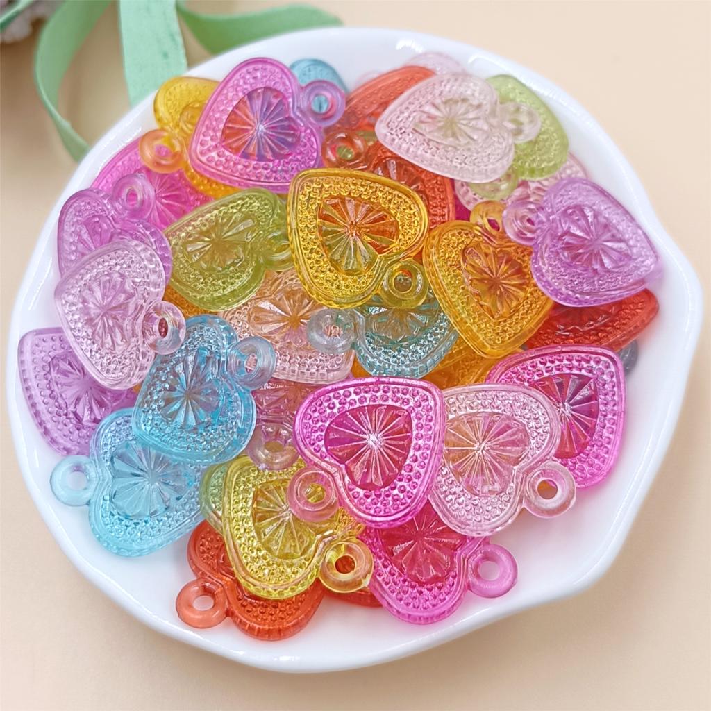 Цветок Сердце Раковина Конфеты Конфеты Цвет 50 Шт. Изготовленный Подвеска Разного Цвета Ручная Вышивка Бисером Для Изготовления Ювелирных Изделий Свободные Бусины Бусины С Отверстием Аксессуары Для Подвесок