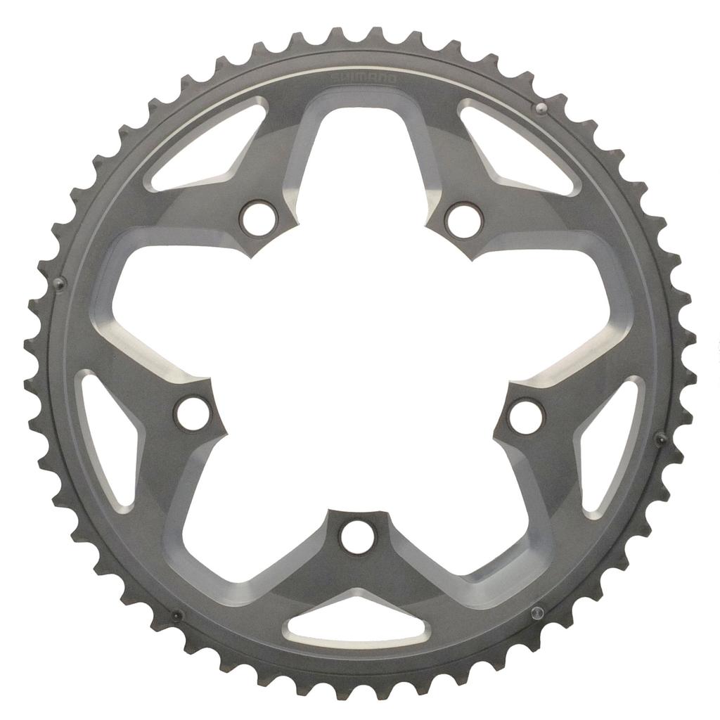 Shimano Repair Hooked Tooth Chainring Y1PR98050 Parts 52T-MJ (for 52-36T) (Silver) FC-RS500