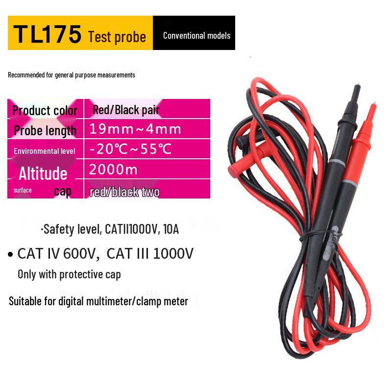 Fluke TL30 TL175 Multimeter Probe, High-End Pure Copper, TL75 Extra Sharp Test Lead Accessories
