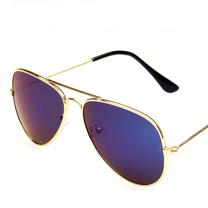 Fashion Children's Mercury Glasses Sunglasses Pilot Color Film Boy Girl Dark Glasses Unique