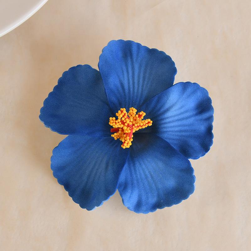 5/10 шт. Гавайский цветок гибискуса Летний тропический пляж Украшение стола для вечеринки по случаю дня рождения DIY Декор для волос Свадебные искусственные цветы