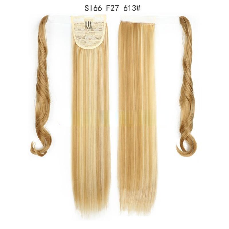 LISI HAIR Парик с хвостиком, женские длинные прямые волосы, наращивание синтетических волос, наращивание хвоста