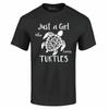 Just A Girl Who Loves Turtles T-shirt Turtle Lover Marine Bio Shirts