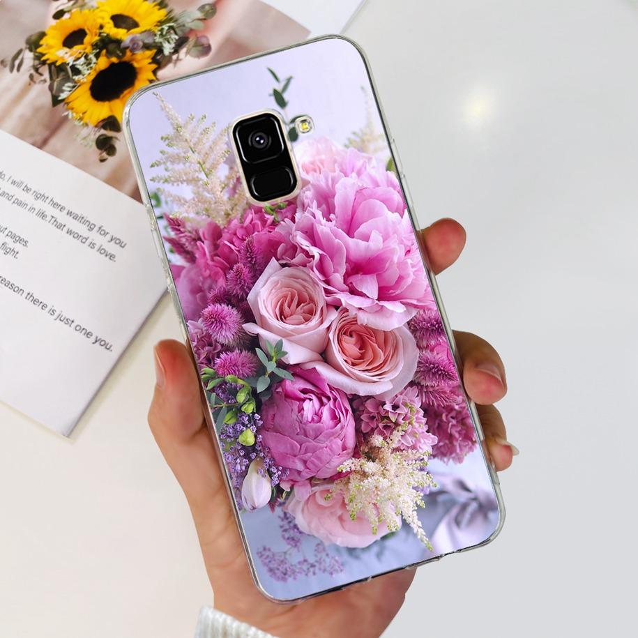 Чехол для Samsung Galaxy A6 A8 Plus 2018 Чехол Модный Бабочка Мягкий Прозрачный ТПУ Чехол для Телефона Для Samsung A6+ A8+ A 6 A 8 2018 Funda