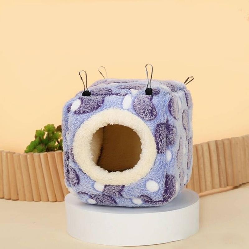 Winter Cotton Nest for Guinea Pig Tiger Bark Peony Parrots Literary Bird Pearl Bird Black Wind Squirrel Honey Bag Pet Supplies