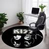 Круглый ковер для офиса группы KISS, под офисные стулья, спальни, гостиной, домашний декор a0908159
