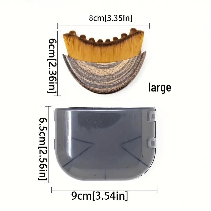 Лимфодренажная контурная массажная щетка: Многофункциональный инструмент для красоты и макияжа, разработанный студентами