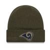 Bonnet - Los Angeles Rams - Salute To Service - Doublé Polaire - Taille Unique - Olive