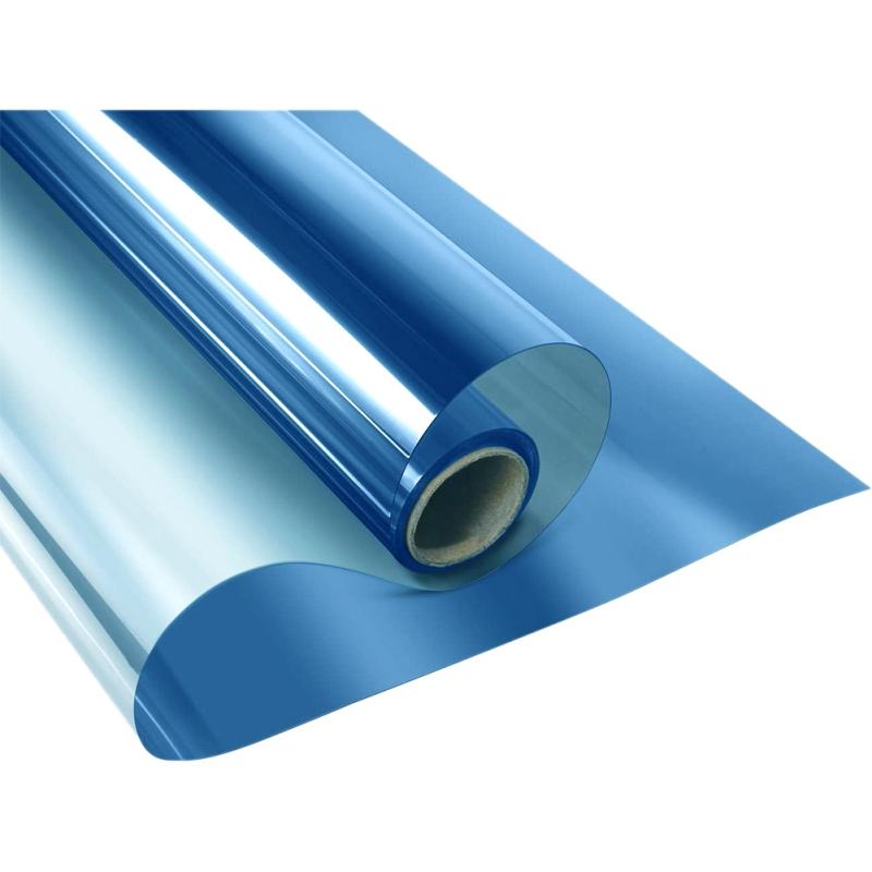 2M Window Film Reflective Silver Mirror Window Tint Self-Adhesive Decal Glass Film for Home Privacy Protection