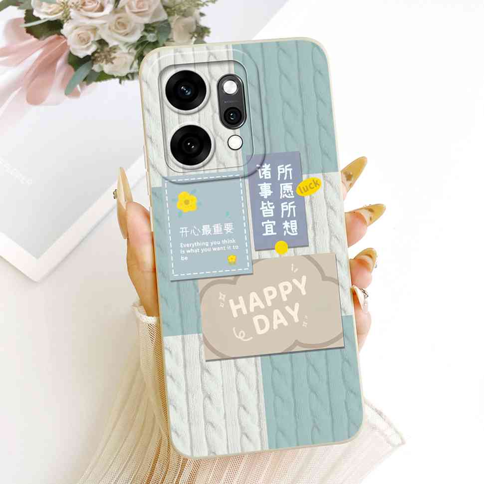 For Oppo Reno14 Pro 5G Case Fashion Cartoon Cat Soft Silicone Back Cover For Reno14 Pro PKZ110 CPH2739 Phone Cases Bumper