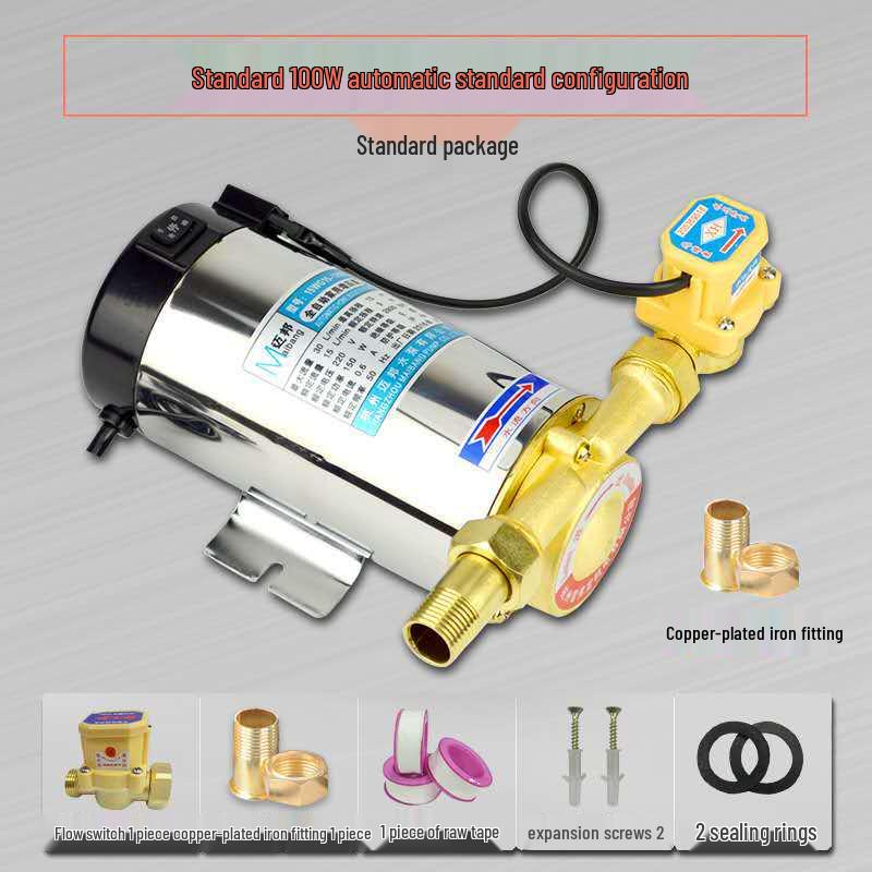 Автоматический бустерный насос из нержавеющей стали для горячей и холодной водопроводной воды: 90/100/120/150 Вт Нагреватель для трубопровода для всего дома.