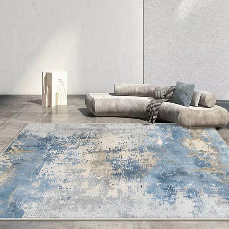Скандинавский Абстрактный Ковер Гостиная Рендеринг Декорация Диван Синий Ковры Большой Площади Уличный Активный Нескользящий Коврик Настраиваемый