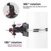Camera Mount Pipe Mounting Bracket 360-Degree Rotation Adjustable Easy Installation Camera Mount Holder for EufyCam 2C/for Spotlight Cam