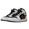 Air Jordan 1 Mid White Gold Black