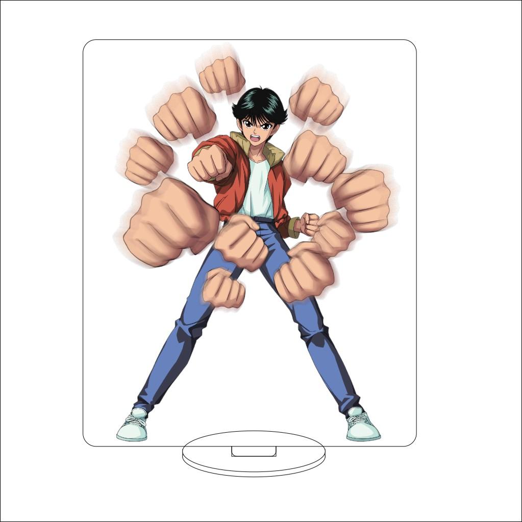 16 см Аниме YuYu Hakusho Косплей Акриловая подставка-фигурка Мукуро/Рэйзэн/Ёми/Хиэй Подарок на Хэллоуин