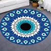 Коврик Сглаза Коврик Сглаза Мандала Коврик Мандала, Мандала, Домашний Декор, Художественный Ковер, Дизайнерский Ковер, Нескользящий Ковер, Круглый Ковер, Популярный Коврик