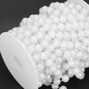 White Imitation Pearl Garland 12 MM Faux Pearl Garland Artificial Pearl Bead Chain  Home Decoration