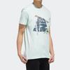 Adidas Neo Printed Straight T-Shirt Men Tops Green FP7305