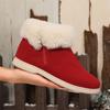 Winter Women's Plush Cotton Shoes Fashion Zipper Keep Warm Platform Shoes for Women Snow Boots Outdoor Casual Women's Ankle Boots