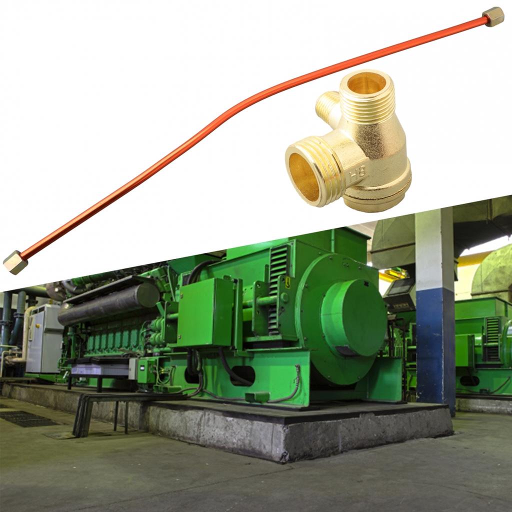 Для деталей воздушного компрессора 400-мм выхлопная трубка и 3-портовый обратный клапан из цинкового сплава