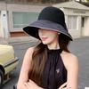 Шляпа женская летняя уличная солнцезащитная козырек дорожная шляпа-бантик с большим краем вязаная панама новая