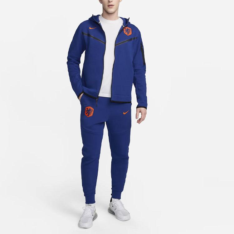 Nike Мужские спортивные штаны из вязаного Tech Fleece Нидерланды Темно-королевский синий FJ8288-455