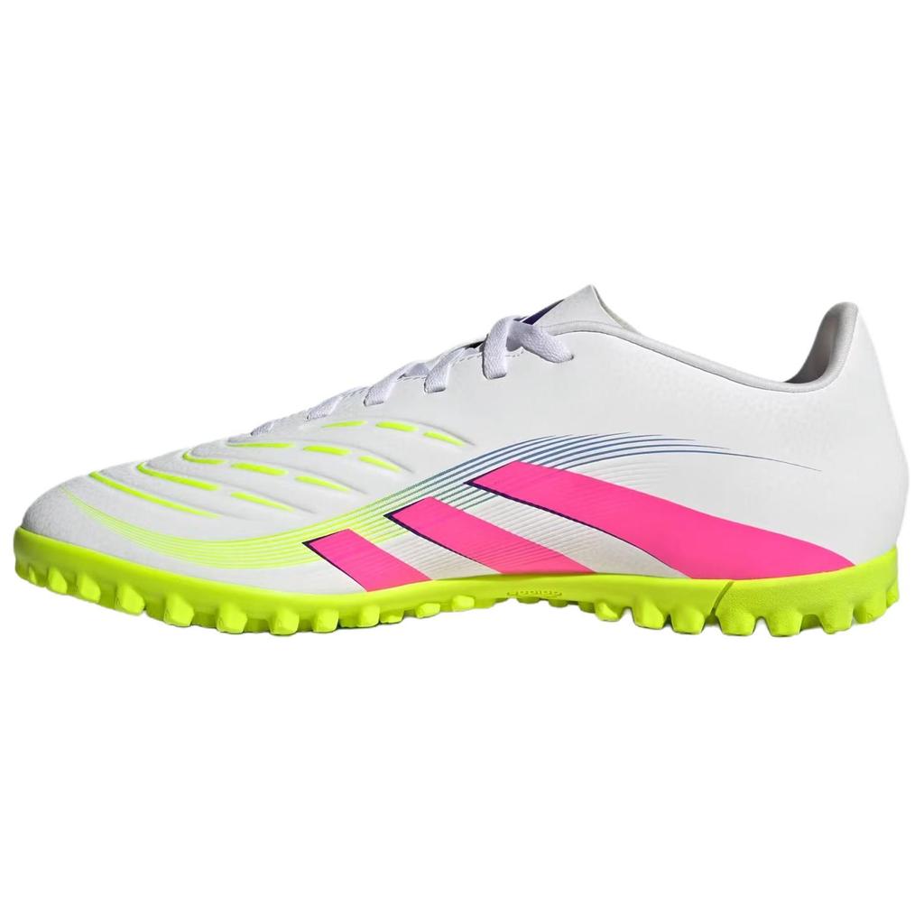 Adidas Predator CLUB TF Резиновые Шипы Антискользящие Износостойкие Футбольные Бутсы Мужские Бело-Розовые Кроссовки ID3785
