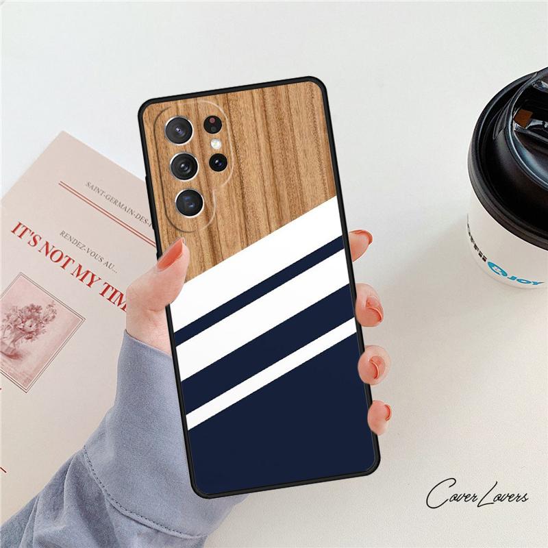 Bamboo Wooden ANIMALS phone case For Samsung Galaxy S24 S25 S23 S22 Ultra Note 10 20 Plus S20 S21 FE Cover