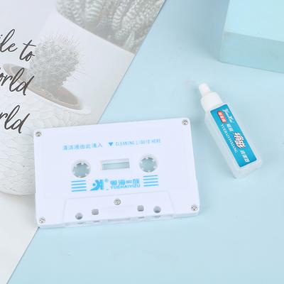 Очиститель головки кассетного типа мокрого типа + размагничиватель для проигрывателей аудиодек