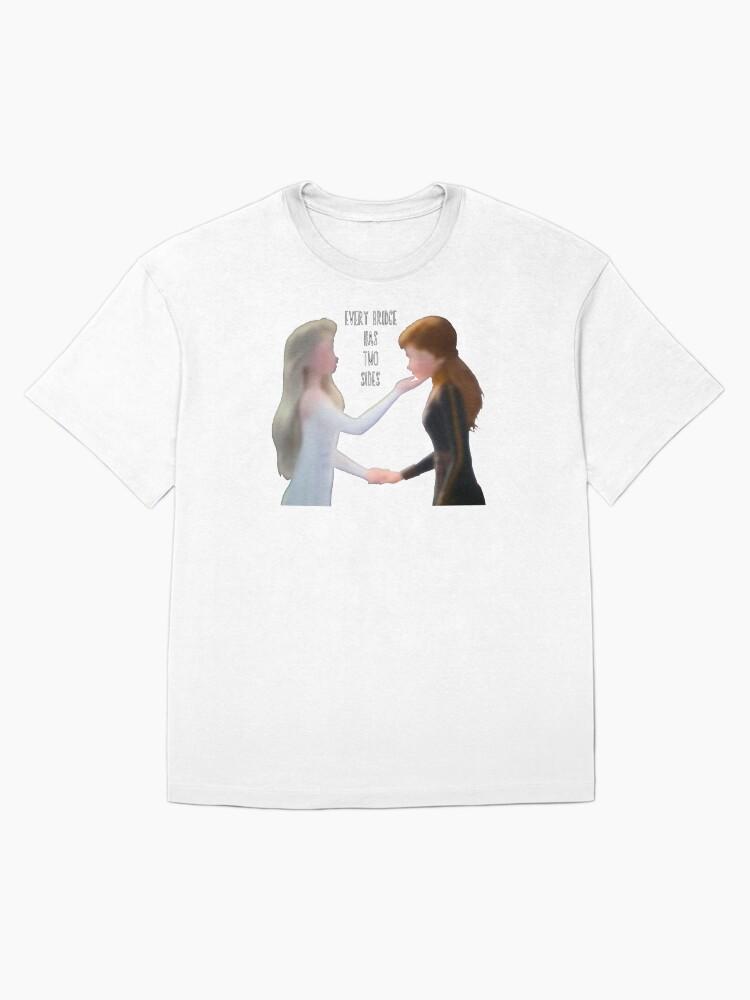Frozen Two Sides Oversized T-Shirt