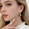 Сердце Серьги-подвески Женские Серьги-подвески с Сердечками и Стразами Блестящие Серьги Подарок на День Святого Валентина, годовщину для нее
