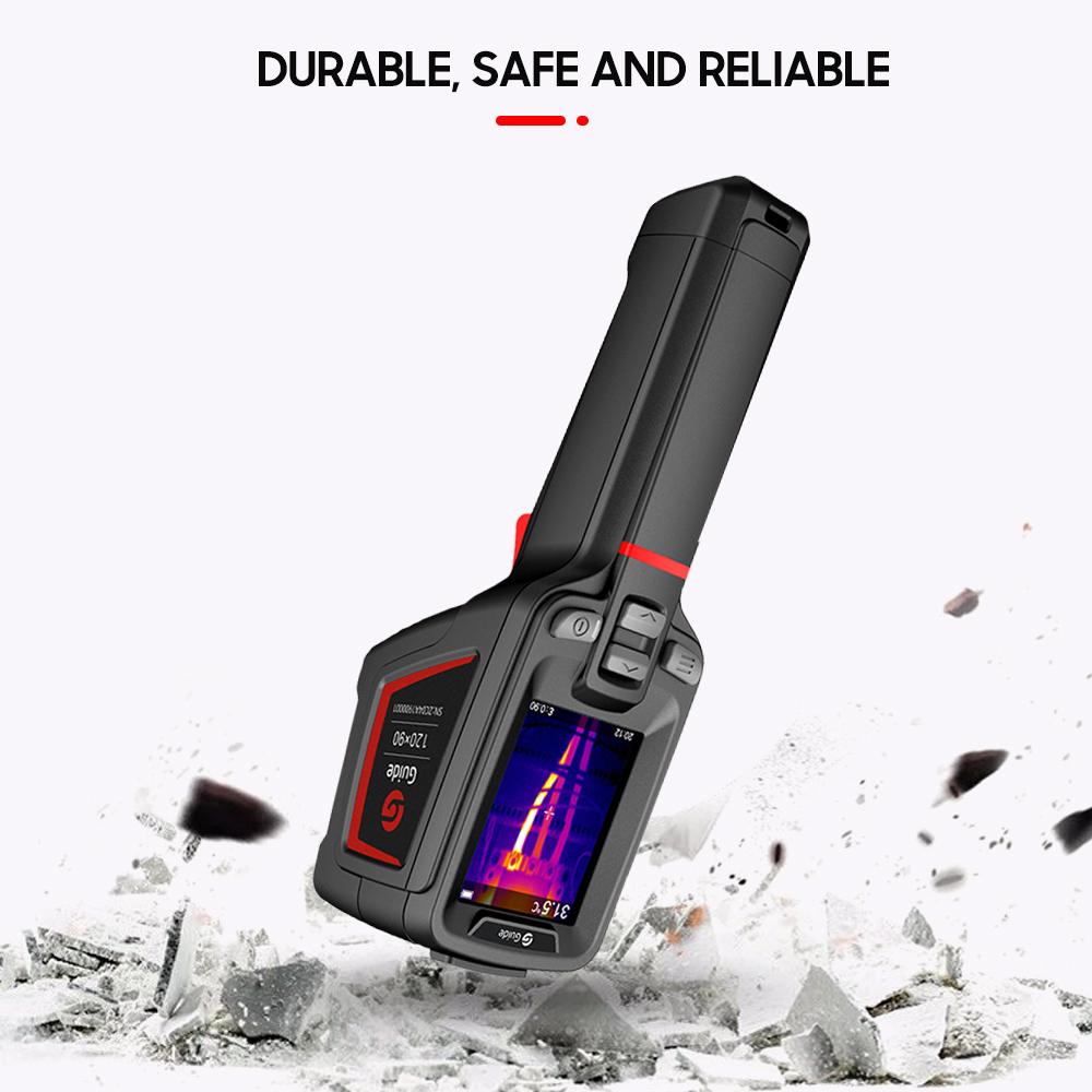 Портативная тепловизионная камера начального уровня GUIDE T120, перезаряжаемый тепловизор, 2000 мАч, без аккумулятора.