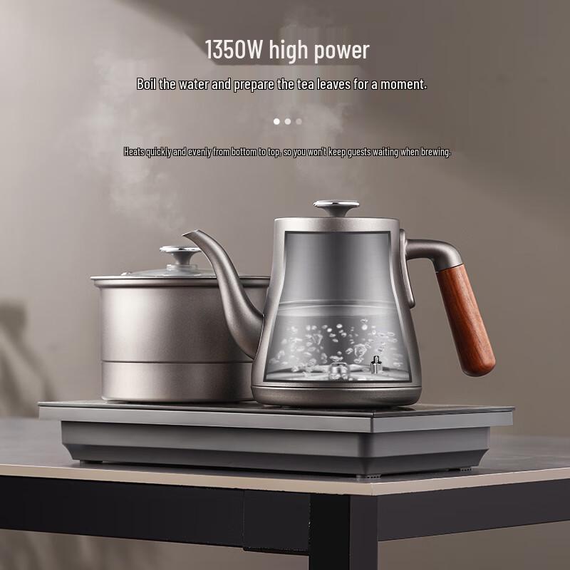 Biooner Pure Titanium Automatic Electric Tea Kettle System CN plug (adapter included)