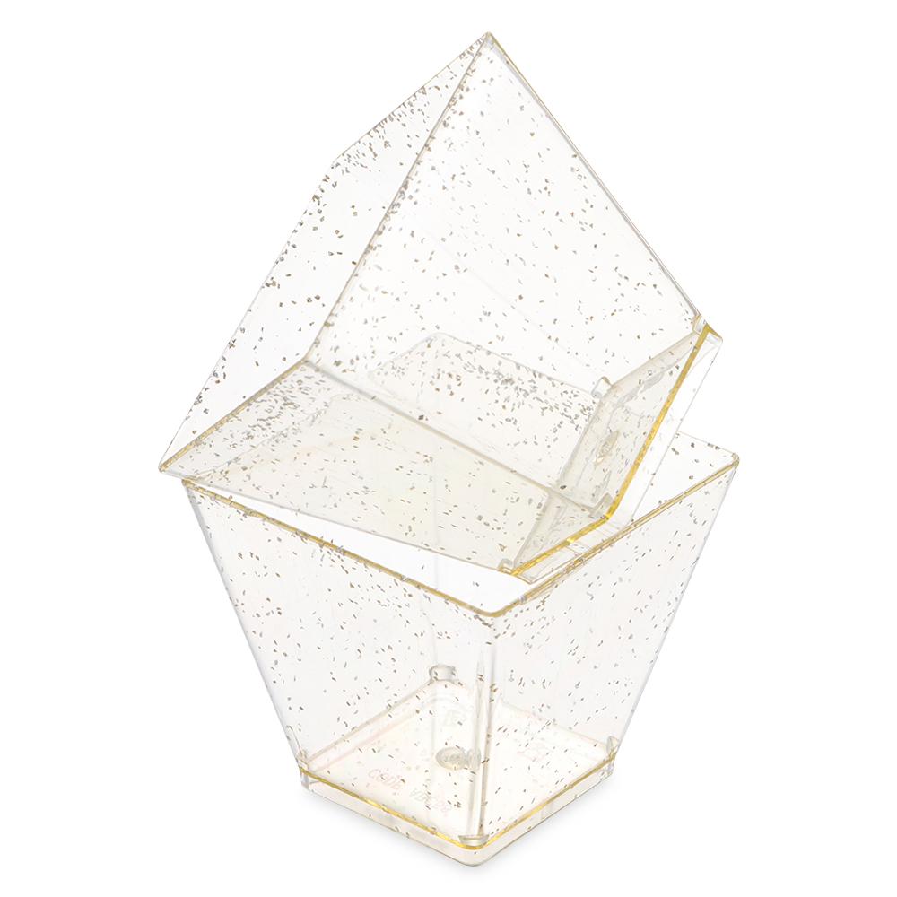 Трапециевидный контейнер Товары для вечеринок Формы для выпечки Одноразовые стаканчики Муссы Инструменты для выпечки Десертный стакан