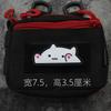 3D three-dimensional cute cat Velcro stamp PVC plastic armband bag sticker clap cat expression cat creative magic stamp