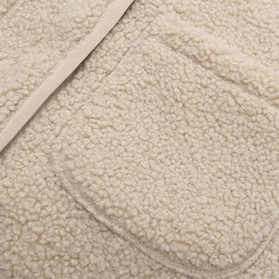 Пушистый флисовый жилет шерпа для женщин Теплая куртка без рукавов Уютная жилетка на молнии с карманами Осенне-зимняя верхняя одежда