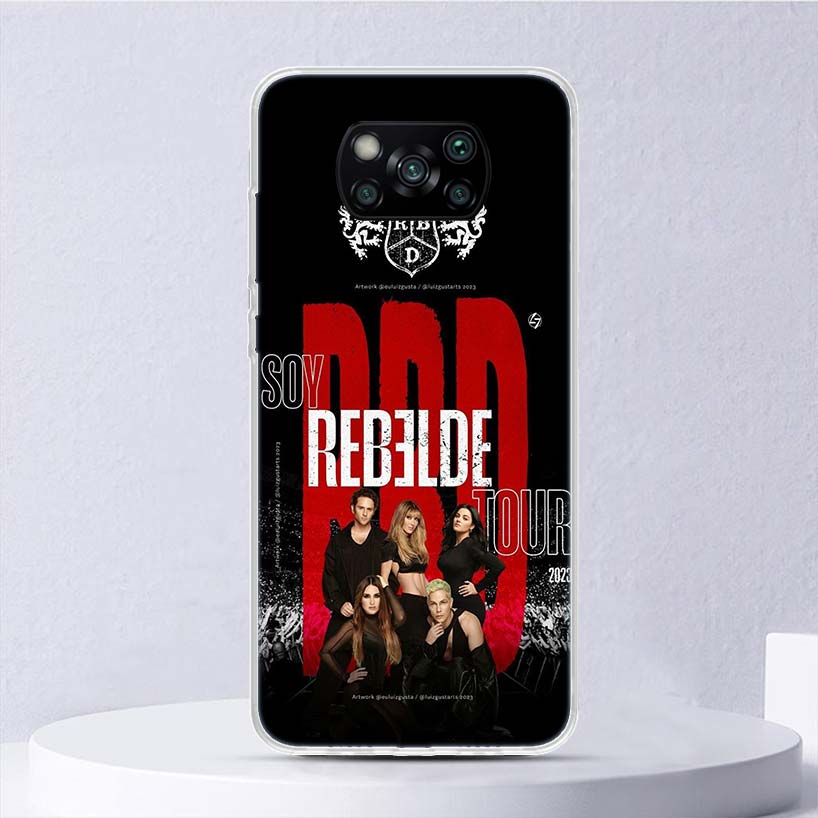 F-Fashion RBD R-Rebelde Soft Case For Xiaomi Poco X7 X6 X5 X4 X3 Nfc F7 Ultra F6 F5 Pro Phone Cover F4 Gt F3 M5S M4 M3 M5 M6 Coq