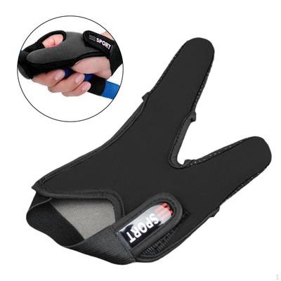 Двупалые перчатки для рыбалки, заброса, двухпальцевые напальчники, рыбацкие, унисекс, профессиональные, большой и указательный пальцы