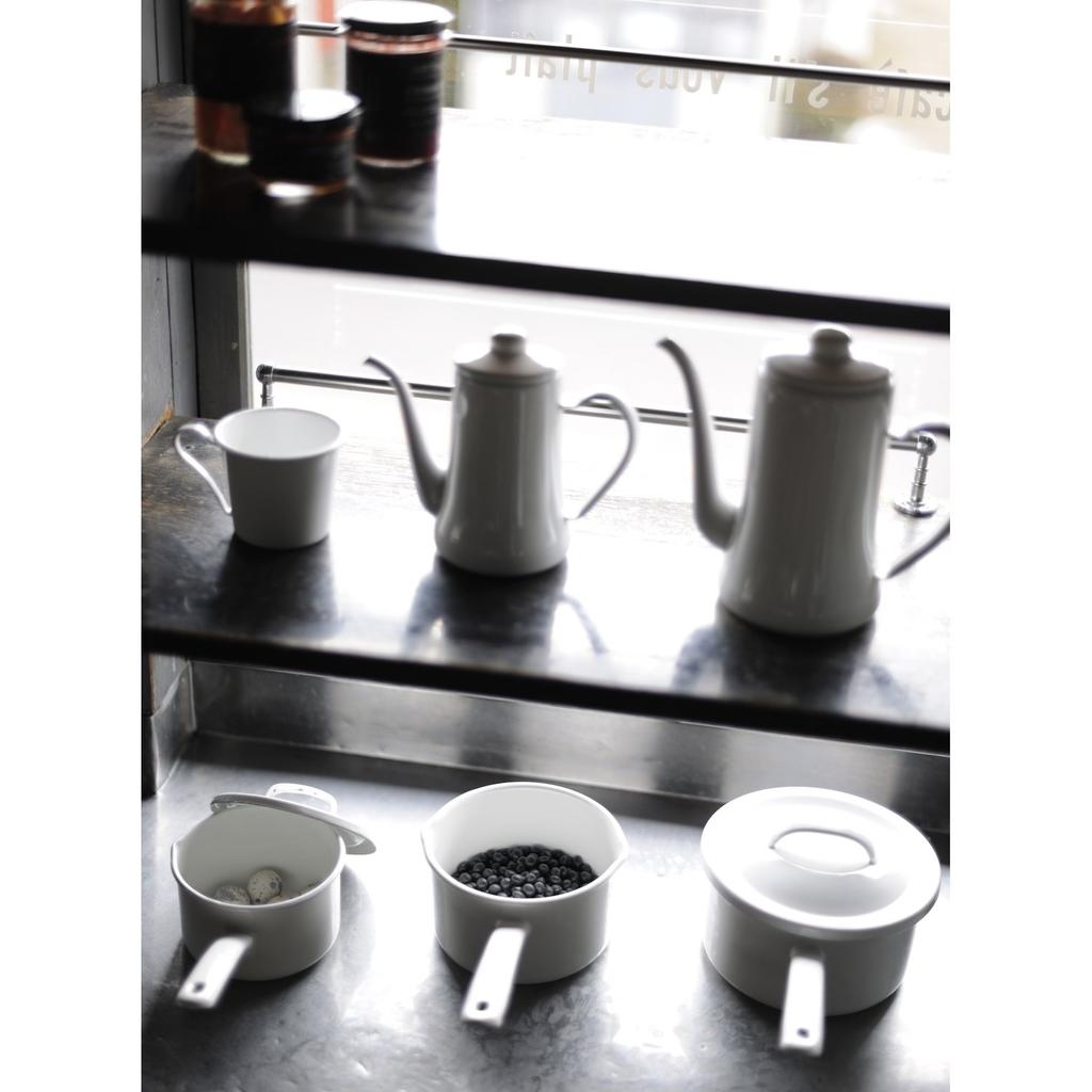 Кастрюля Tsukitojirushi Slim 1,2 л, черная