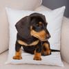 Mini Dachshund Cushion Cover Decor Pet Animal Pillowcase Sofa Home Children's Room Pillowcase