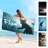 Полотенца пляжные F-Flow Cat Big из микрофибры, быстросохнущие, для песка, для бассейна, для путешествий, плавания, йоги
