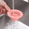 Cylindrical Handle Hole Filter Flower Shape Floor Filter Durable Sink Drain Strainer  Bathroom