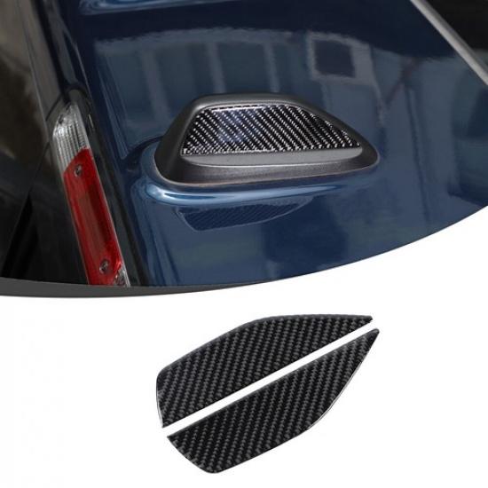 Carbon Fiber Antenna Base Cover Trim Sticker Decal For Dodge Ram 1500 2018-