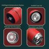 Chinese Style Vacuum Flask With Temperature Display Retro Smart Insulated Water Bottles 304 Stainless Steel Thermal Cu Travel