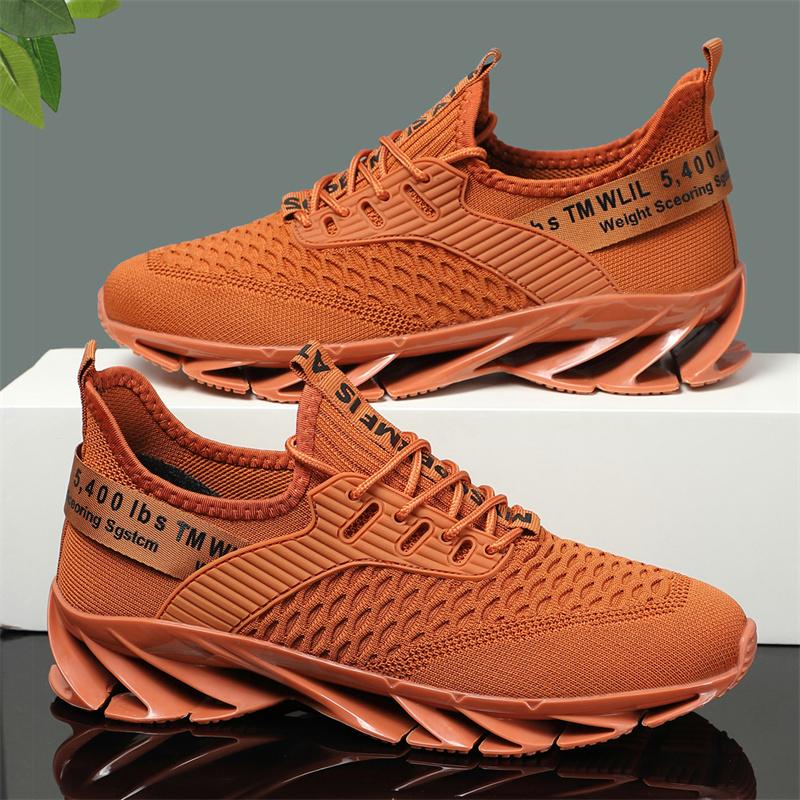 Men's and Women's New Spring and Summer Flying Mesh Breathable Running Shoes Casual Comfortable Light Sports Shoes 47
