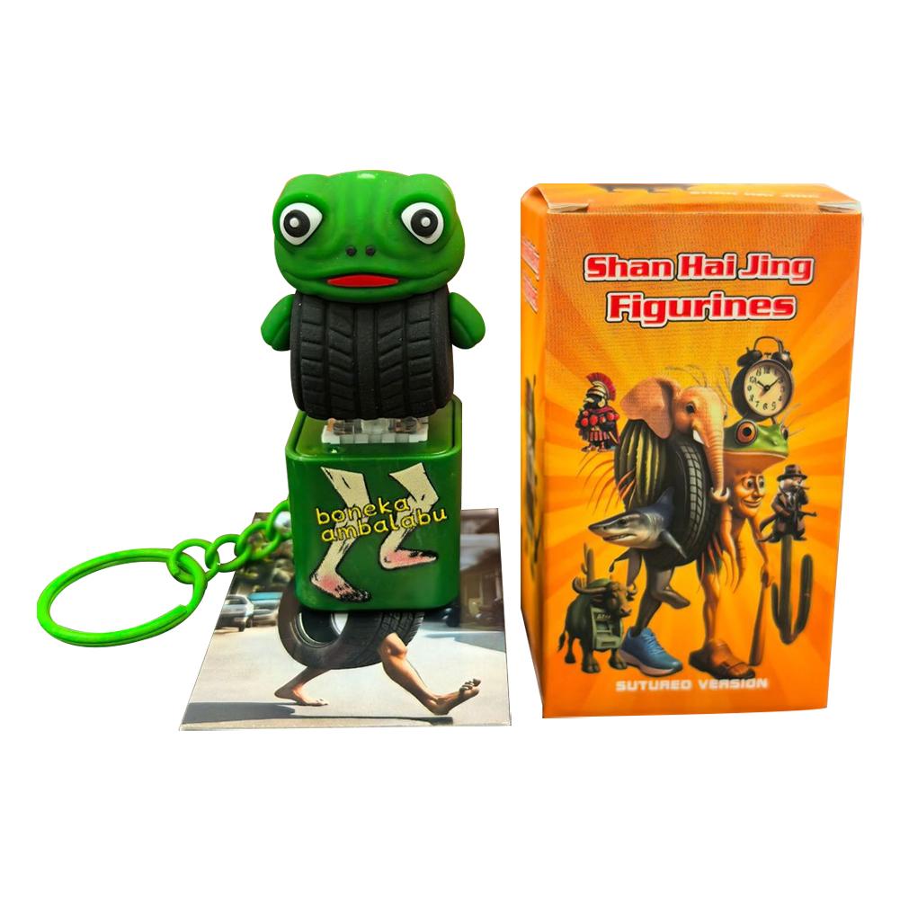 Tung Tung Sahur Keychain Toy with Buttons Make Sounds Pendant Stick Decompression Button Sound Funny toy