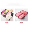 6pcs Clothe Tidy Pouch Waterproof Storage Bags Suitcase Packing Set Storage Cases Luggage Organizer
