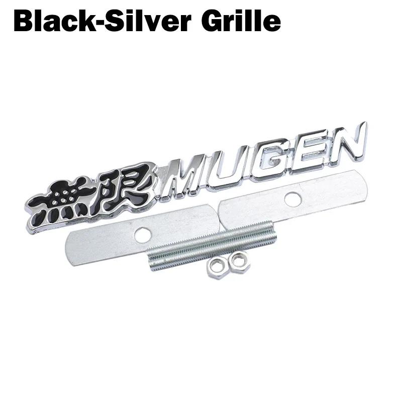 1 pcs 3D Chrome Metal Mugen Emblem Logo Rear Badge Car Trunk Sticker Car Styling for Honda Civic Accord CRV Fit