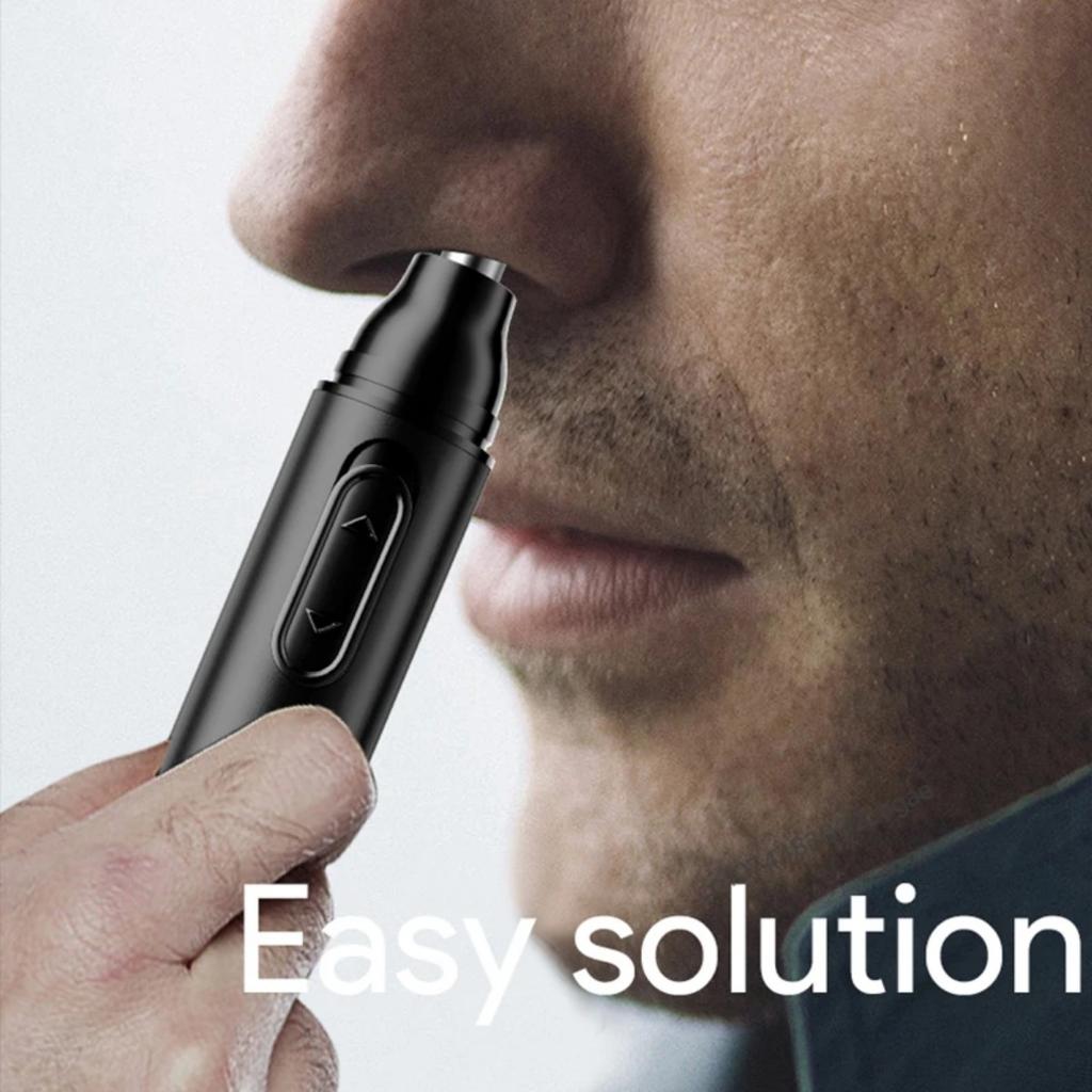 Электрический триммер для носа, триммер для ушей, для коррекции бровей, профессиональный, безопасный, безболезненный, портативный для деловых поездок и дома