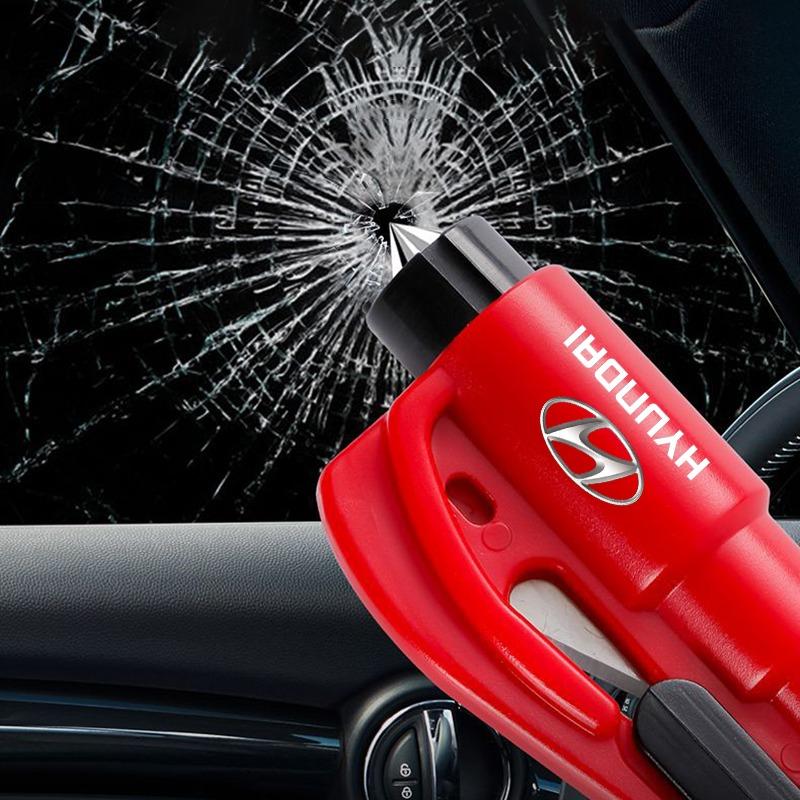 3-in-1 Car Safety Hammer Auto Emergency Glass Window Breaker Car Tool For Hyundai I30 I20 IX35 I40 Tucson Getz Sonata Veloster Elantra Solaris